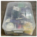 (S) Plastic Tote Filled with CD