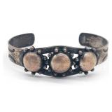 (HI) Sterling Silver Cuff Bracelet