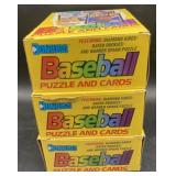 (Y) Donruss baseball 1989 open wax boxes 36ct per