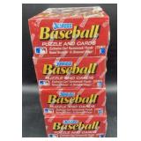 (Y) Donruss baseball 1990 wax boxes sealed 36