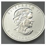 (KK) Silver 1 oz Canada Maple Leaf Coin