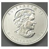 (KK) Silver 1 oz Canada Maple Leaf Coin