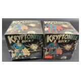 (J) Kryptonite rock Superman 1977 sealed boxes