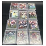 (J) 48 football signed collector cards not