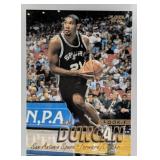 1997-98 Fleer Tim Duncan Rookie Card #201