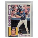1984 Topps Ryne Sandberg Baseball Card #596