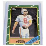 1986 Topps Football Steve Young Rookie Card #374