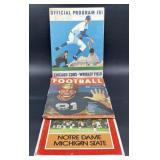 (DD) Chicago Cubs 1970 program plus vintage Notre