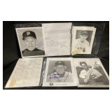 (D) Baseball signed memorabilia 12 total not