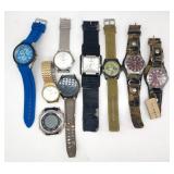 (HI) Nine Mens Wrist Watches