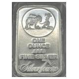 (DY) Silver 1oz Bar SilverTowne