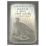 (DY) Silver 1oz Bar American Eagle