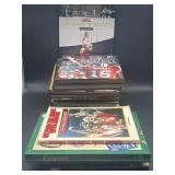 (E) Hardback sports collector books and more