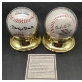 (GH) Mickey mantle, Babe Ruth Replica autograph