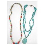 (KC) Turquoise and Multistone Necklaces