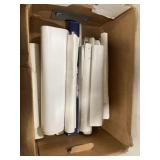 (D) Box of Chicago cubs posters and others