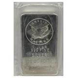 (KC) 10 oz Silver Bar Sunshine Minting