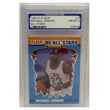 (Z) Graded Michael Jordan 1990 Fleer All Star