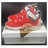 (JT) Nike Lebron James  red graffiti size 9.5