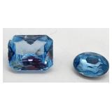(HI) Two Topaz Gemstones