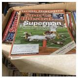 (E) Sports illustrated magazines and more 1 box