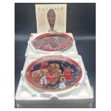 (E) Michael Jordan collector plates and sealed