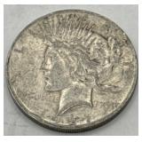 (KC) 1927 d Silver Peace Dollar Coin