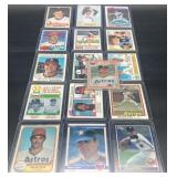 (RS) Nolan Ryan baseball collector cards 15 total