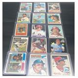 (RS) Baseball assorted vintage collector cards 22