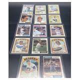 (RS) Baseball assorted vintage collector cards 14