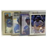 (Z) 4 Ken Griffey Jr Rookie Baseball Cards