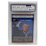 (KC) Graded Donald Trump 45th US Present STAND