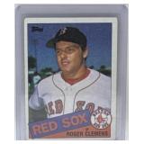 (R) 1985 Roger Clemens Topps Rookie Baseball Card