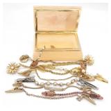 (S) Ten Sweater Guard Clips In Tinklet Box