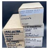 (Y) Baseball assorted collectible cards 5 boxes