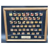 (E) Authentic 1992 U.S. Olympic pin collection