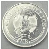 (KK) Silver 1 oz Round Coin Boston Bullion