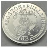 (KK) Silver 1 oz Round Coin Boston Bullion