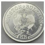 (KK) Silver 1 oz Round Coin Boston Bullion