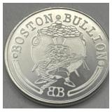 (KK) Silver 1 oz Round Coin Boston Bullion