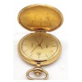 (HI) Colibri Gold Tone Pocket Watch
