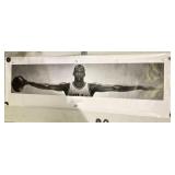 (J) Michael Jordan sealed poster 75x24 you will