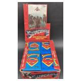 (J) Superman 2 sealed 32 packs collector cards