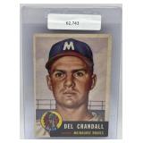 (R) 1953 Del Crandall Topps Baseball Cards