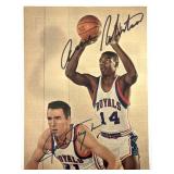 Oscar Robertson & Jack Twyman Autograph Magazine