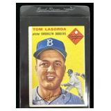 1954 TOPPS #132 Tom Lasorda Brooklyn Dodgers