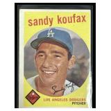1959 TOPPS #163 Sandy Koufax Los Angeles Dodgers