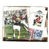 Various Football collector Cards, Autographed John