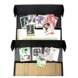 (2) Boxes of Various Baseball & Hockey Collector
