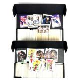 (2) Boxes of Various Baseball, Football, Hockey,